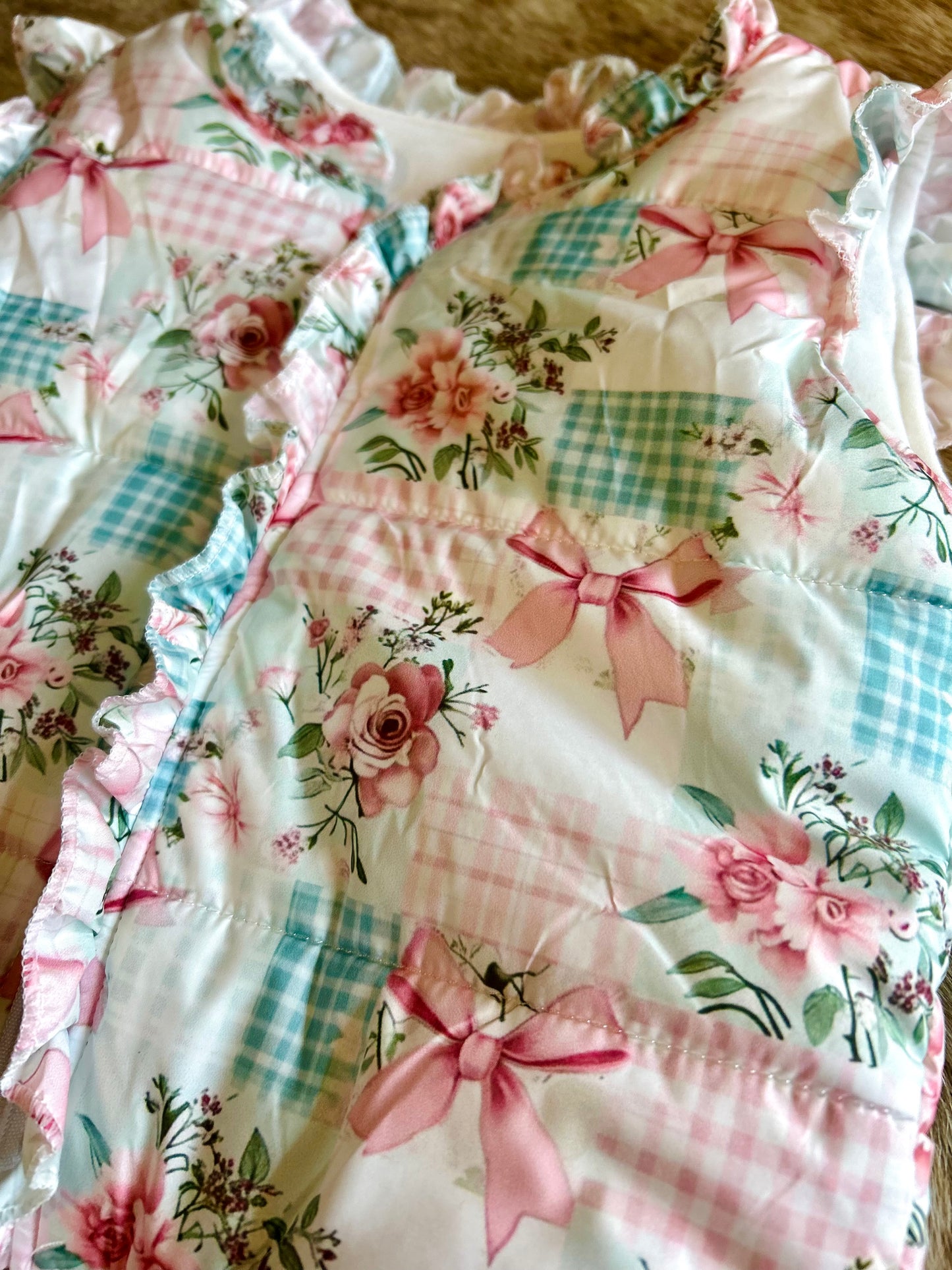 Patchwork & Bows Vest
