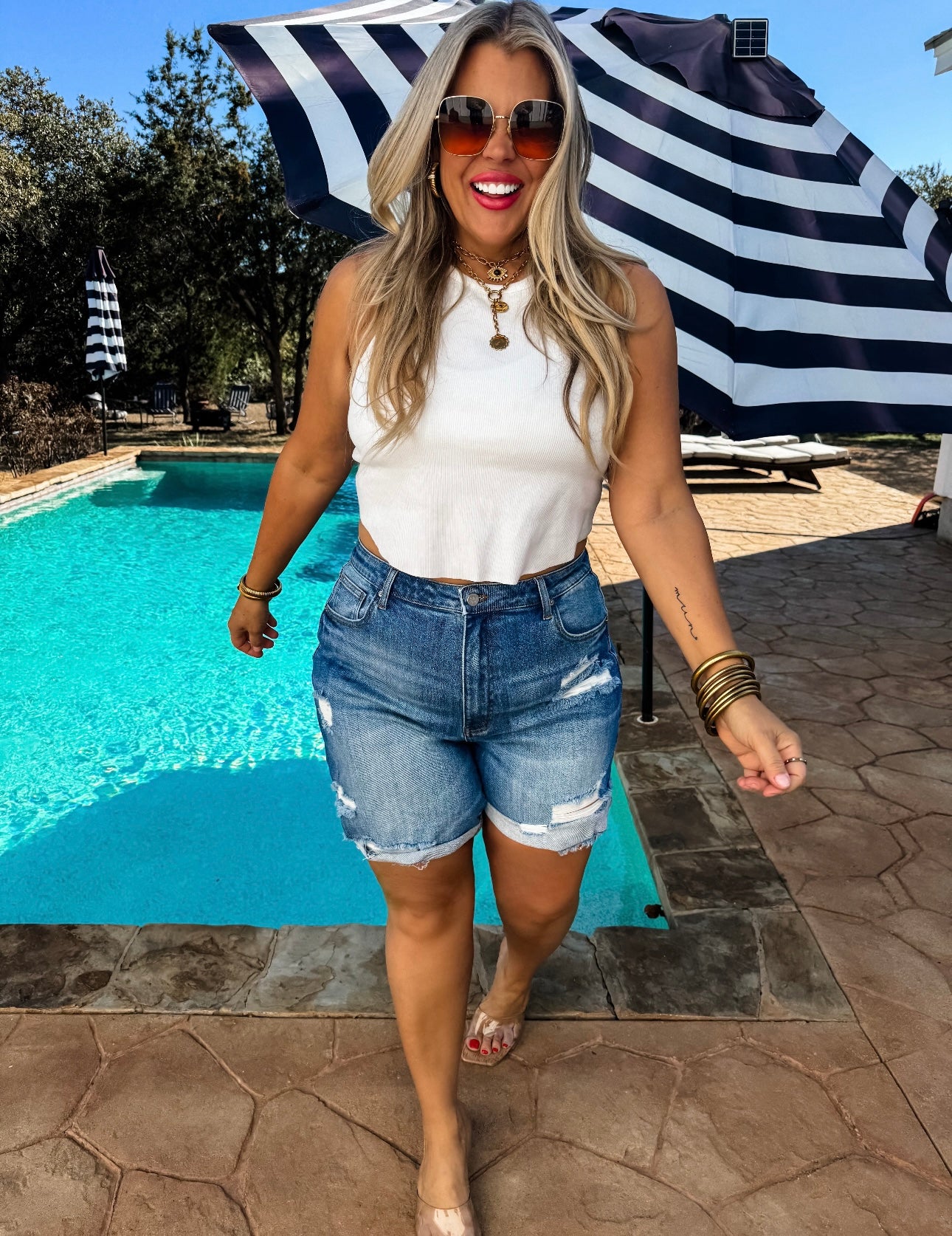 Georgia Distressed Shorts