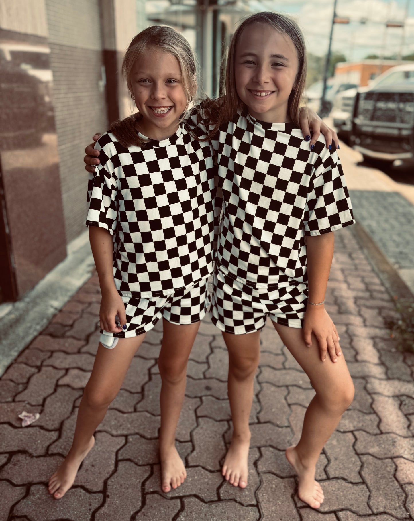 Checkered Lounge Set