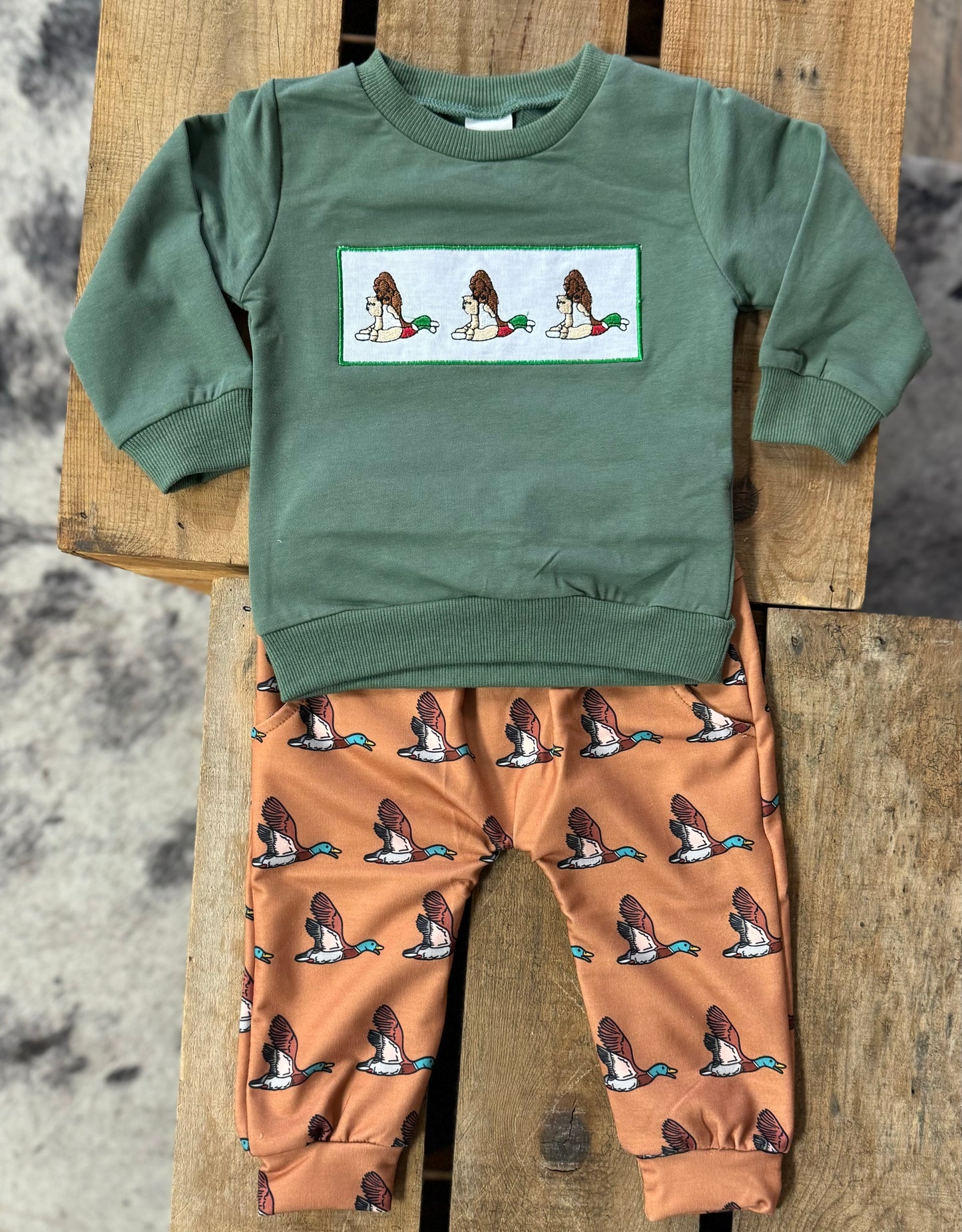 Duck Brown Joggers Set