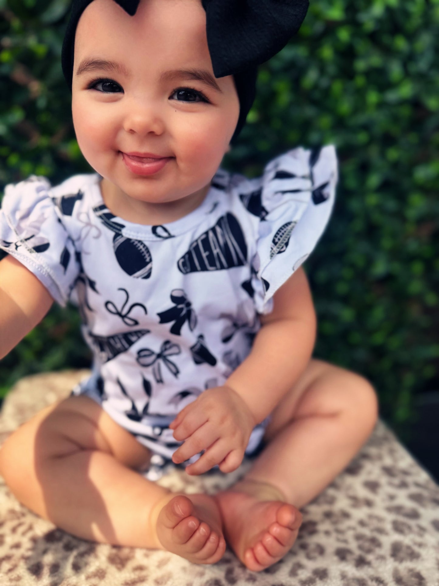 Go Team Black Romper