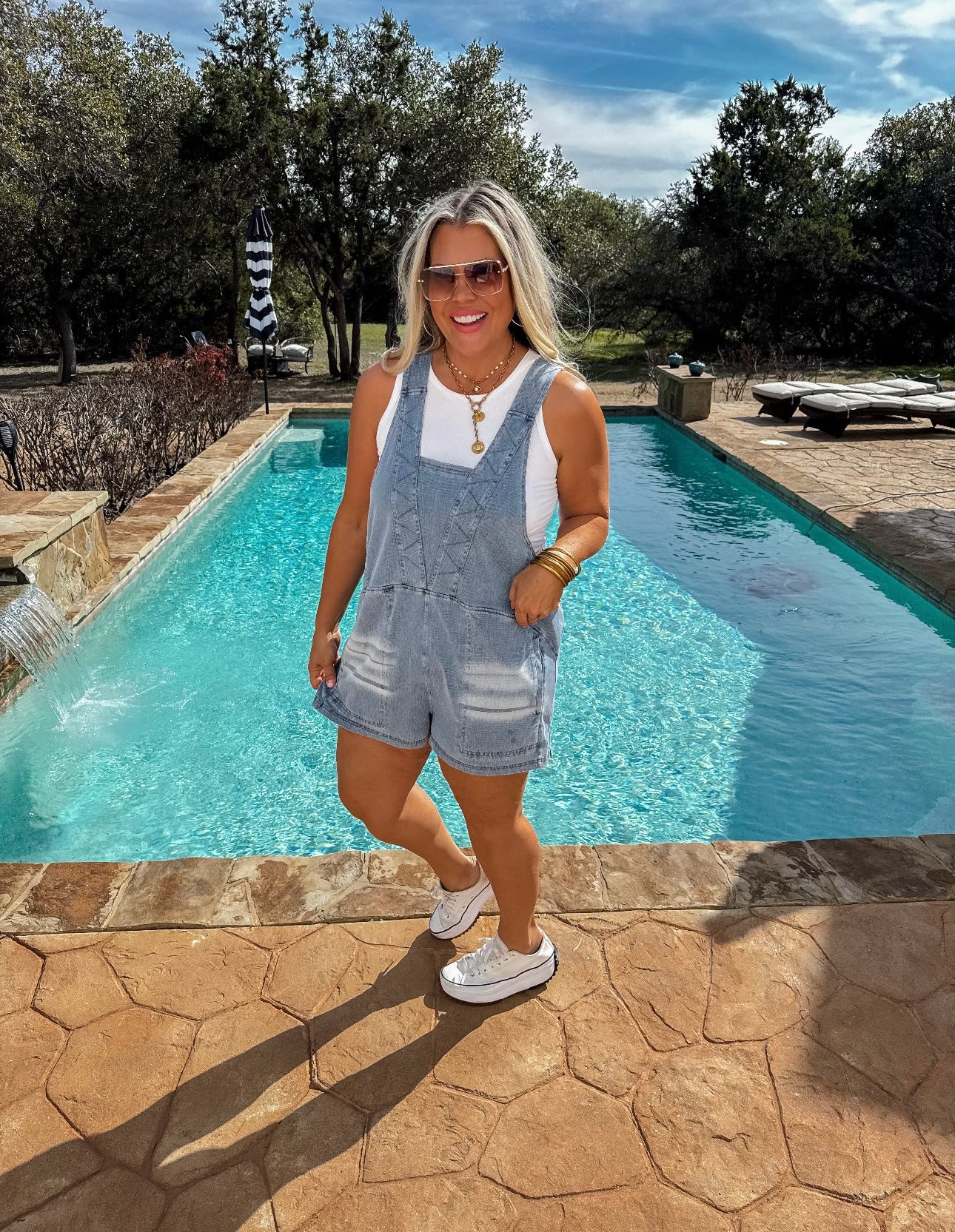 Daydream Denim Romper