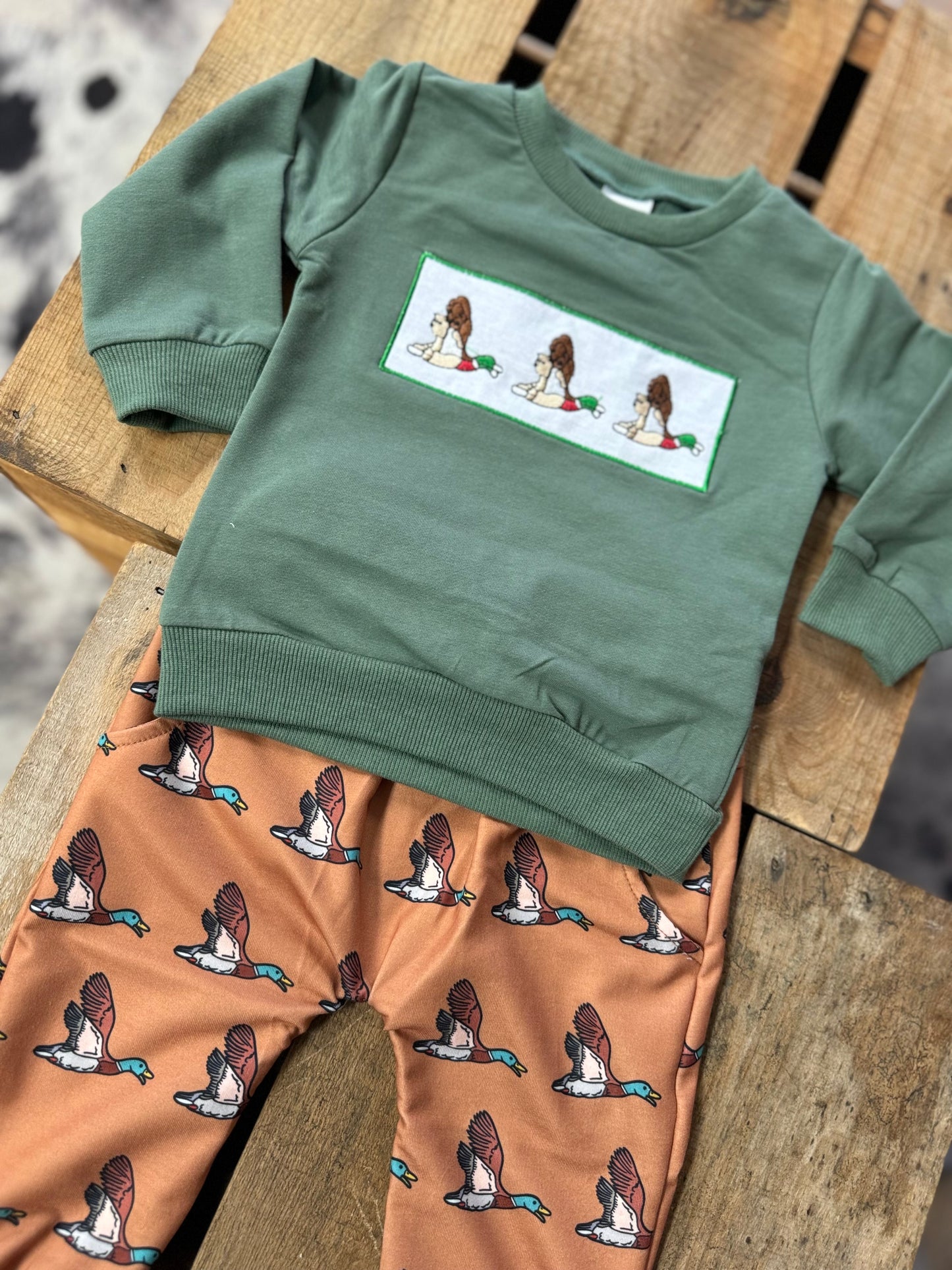 Duck Brown Joggers Set