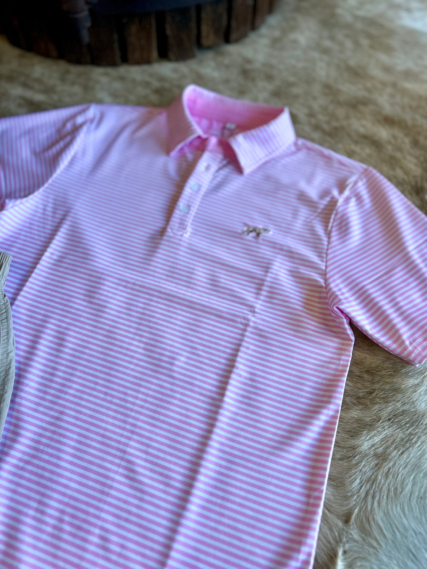 Men | Pink/ White Marshall Polo