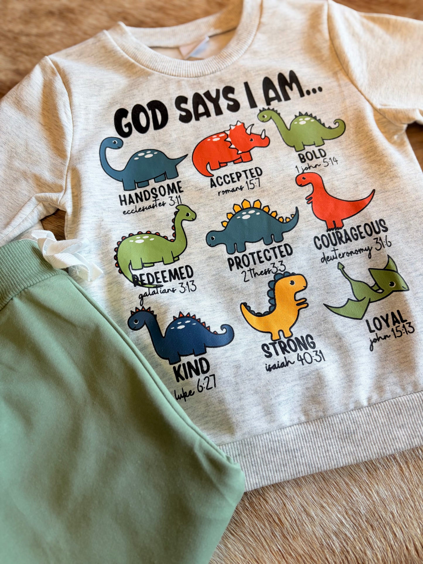 Dino days jogger set