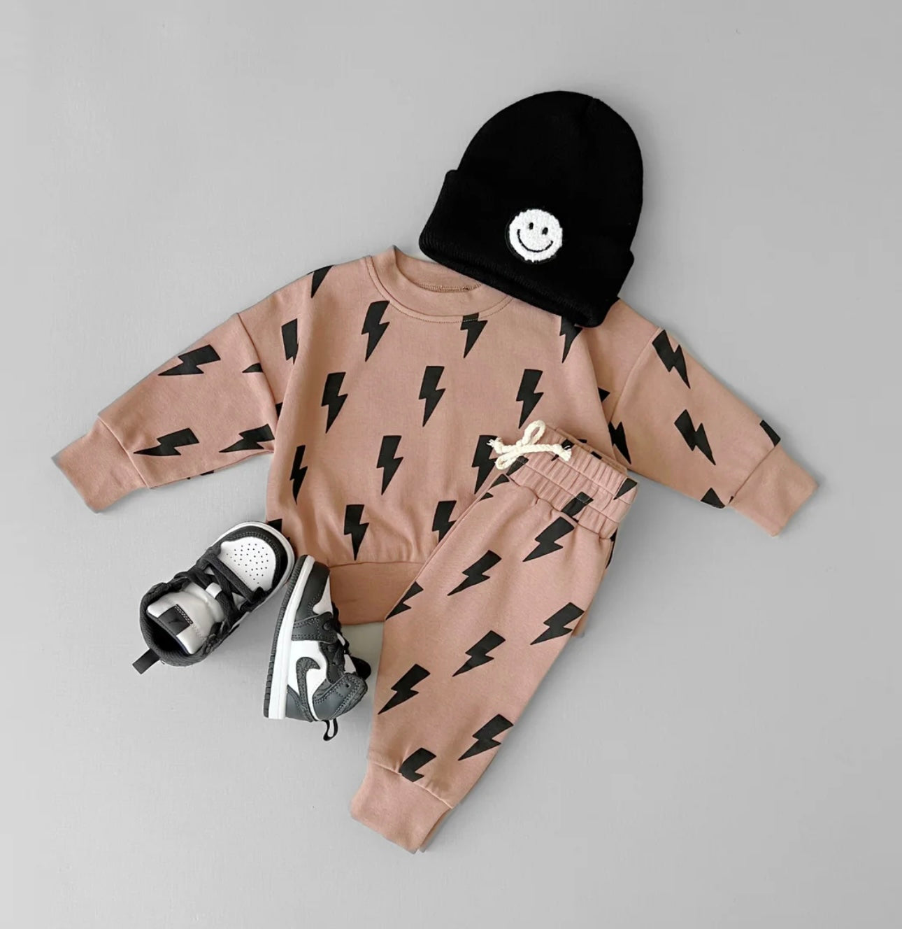 Mocha Lightening Bolt Set