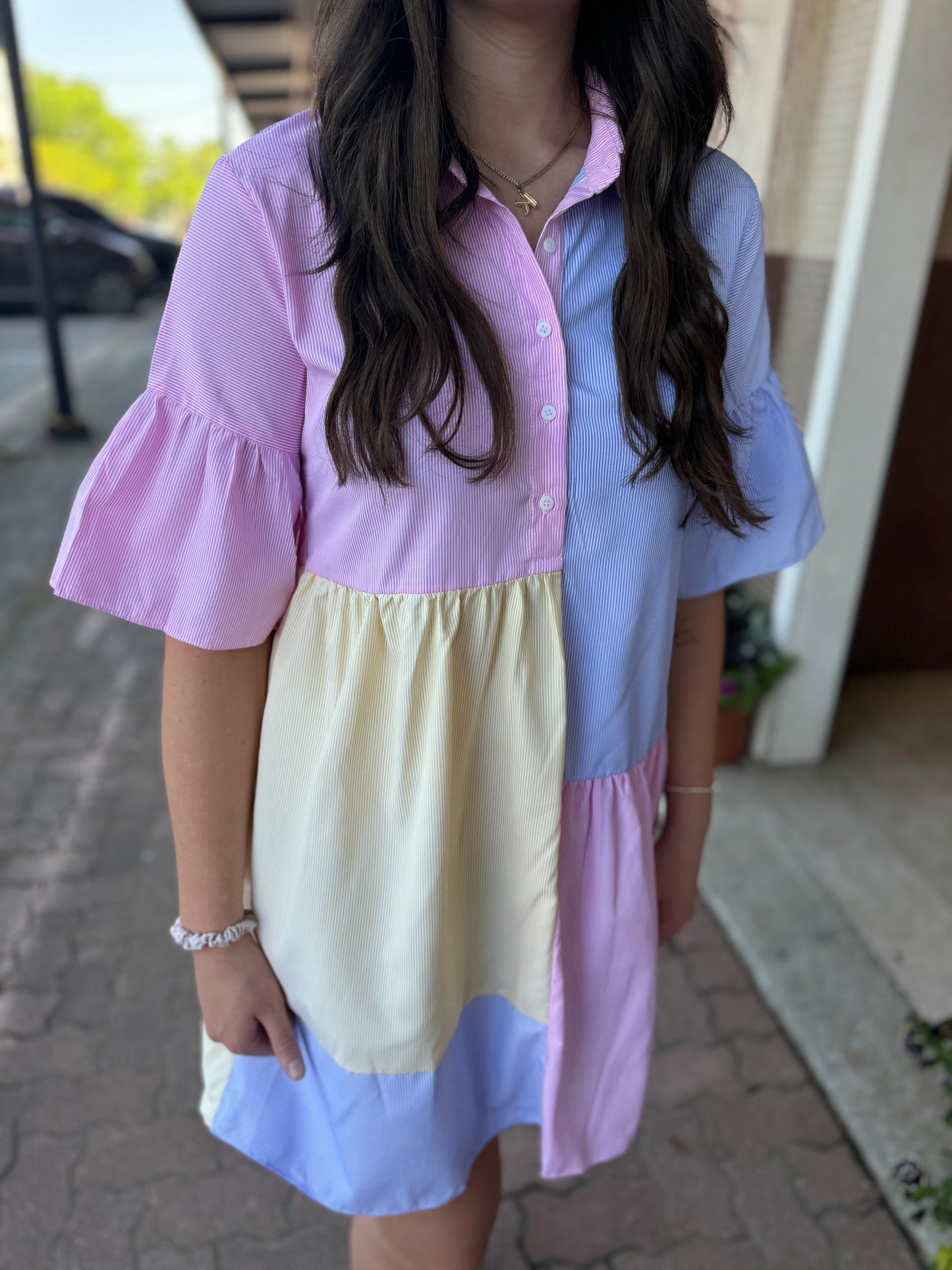 Colorblock Spring Dress