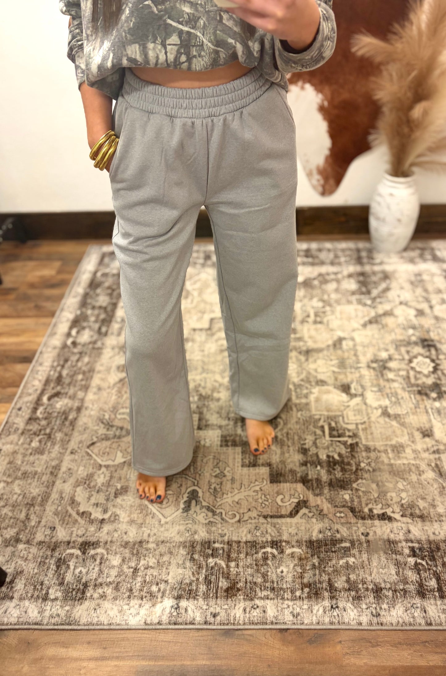Ash grey sweatpants