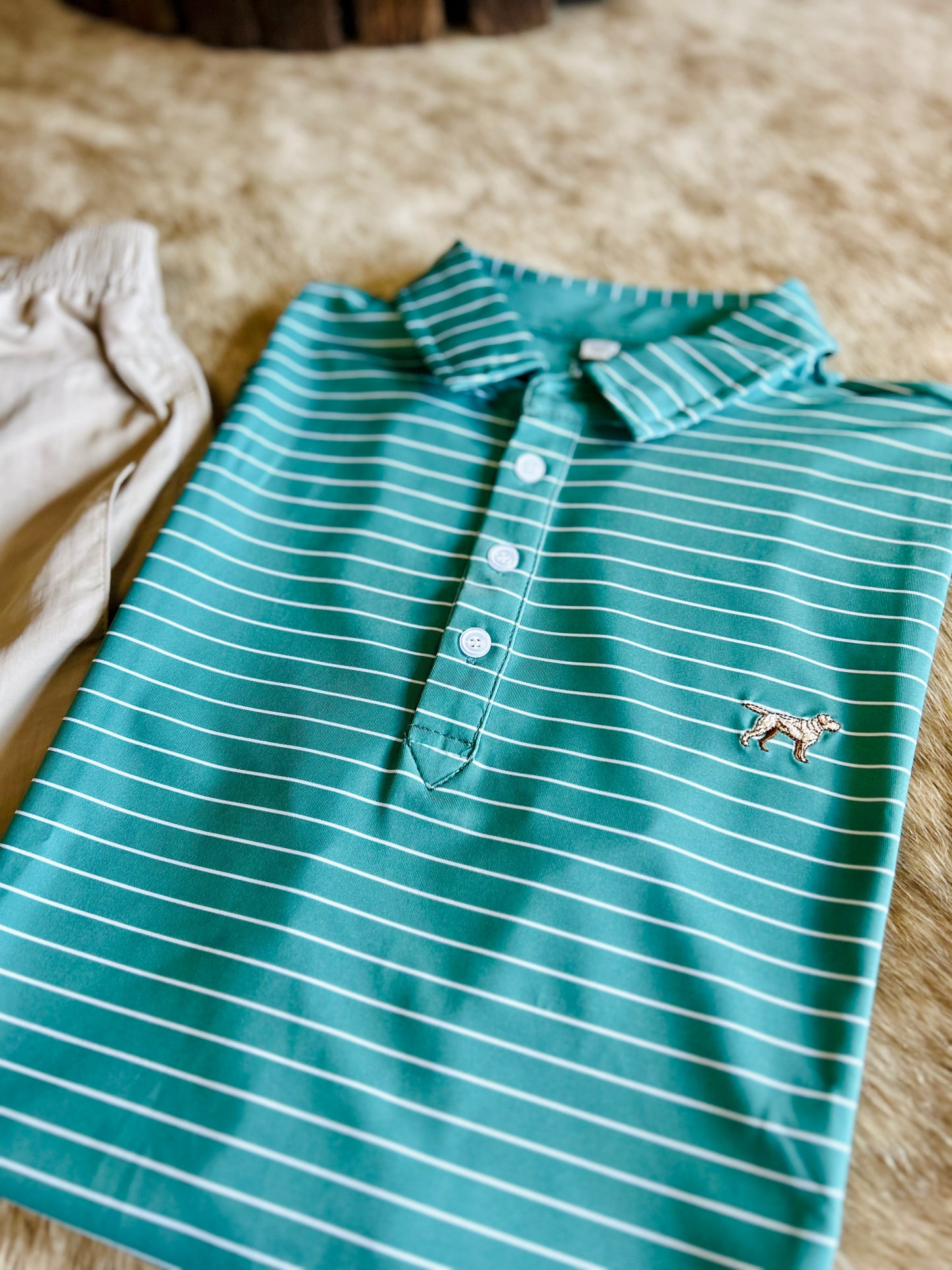 Men| Green clubhouse polo