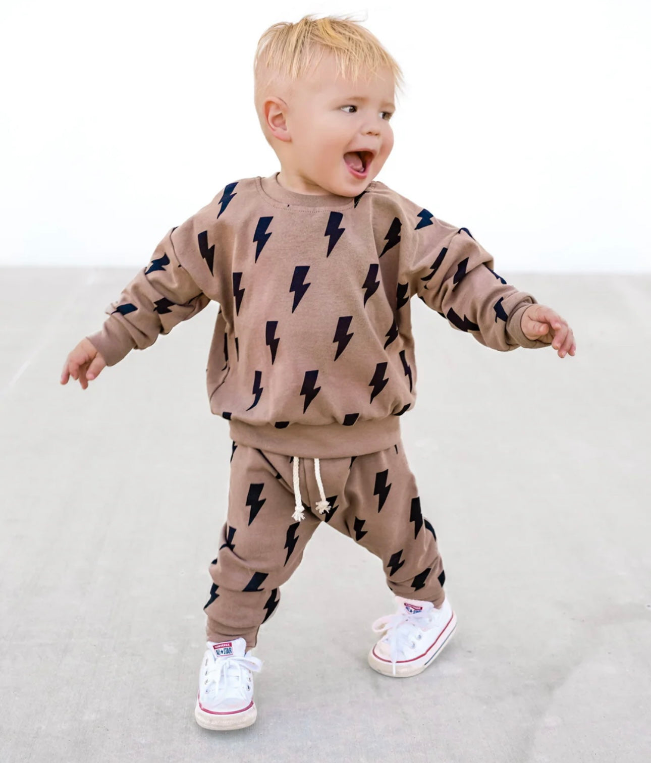 Mocha Lightening Bolt Set