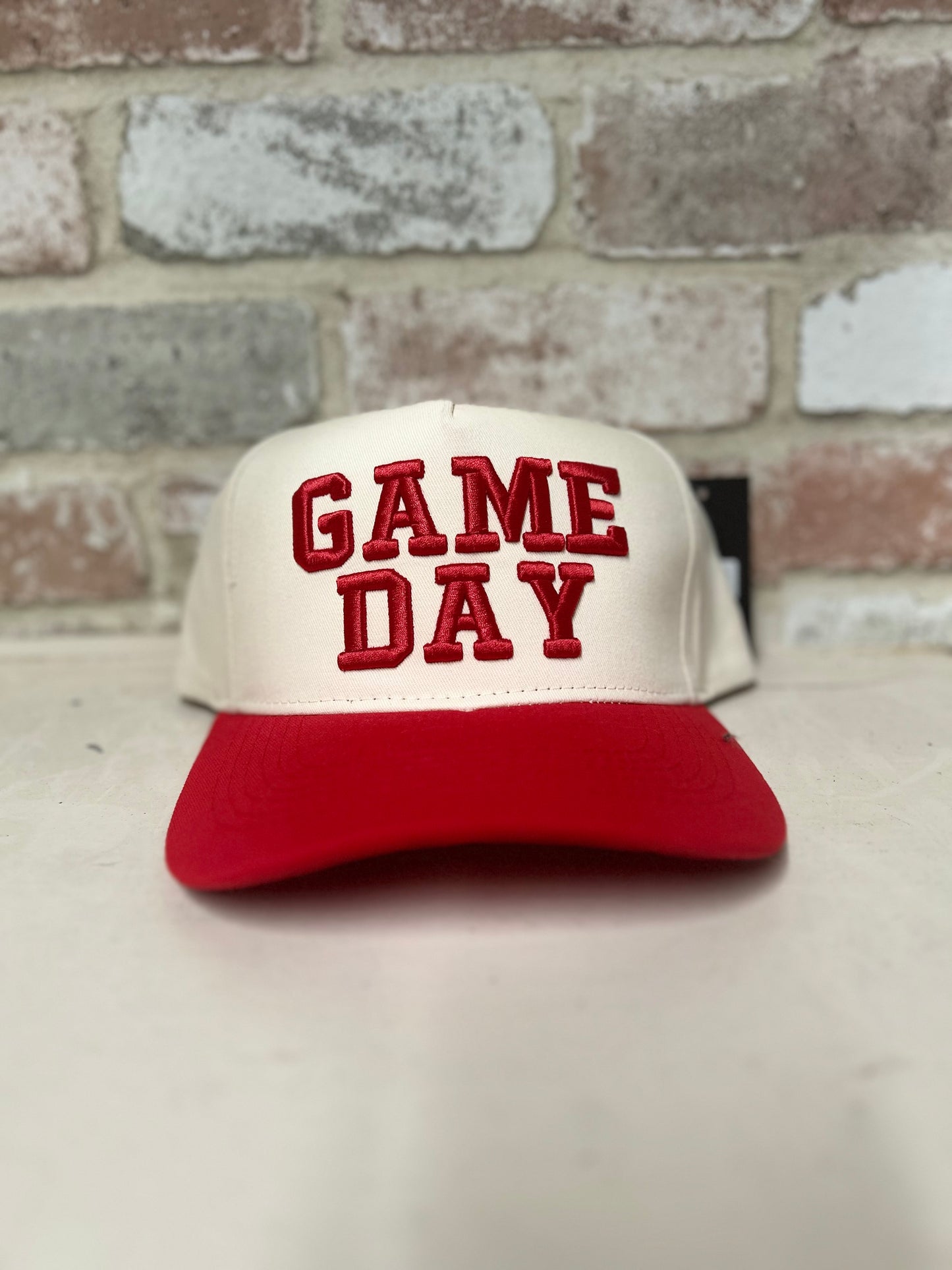 Red Game day Hat