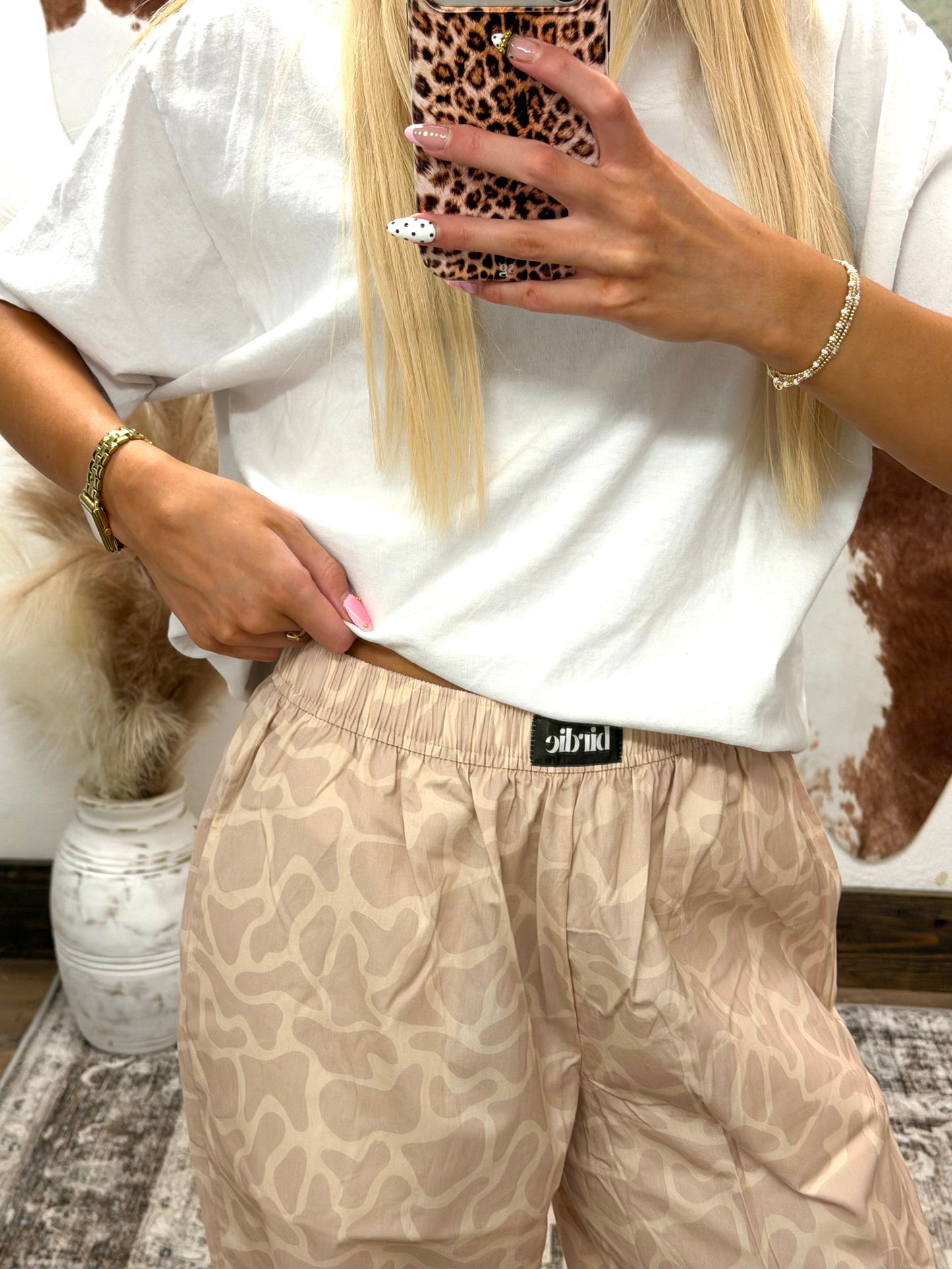 Tan Camo Lounge Pants