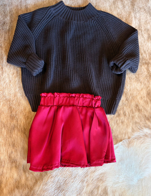 Black Knit Sweater