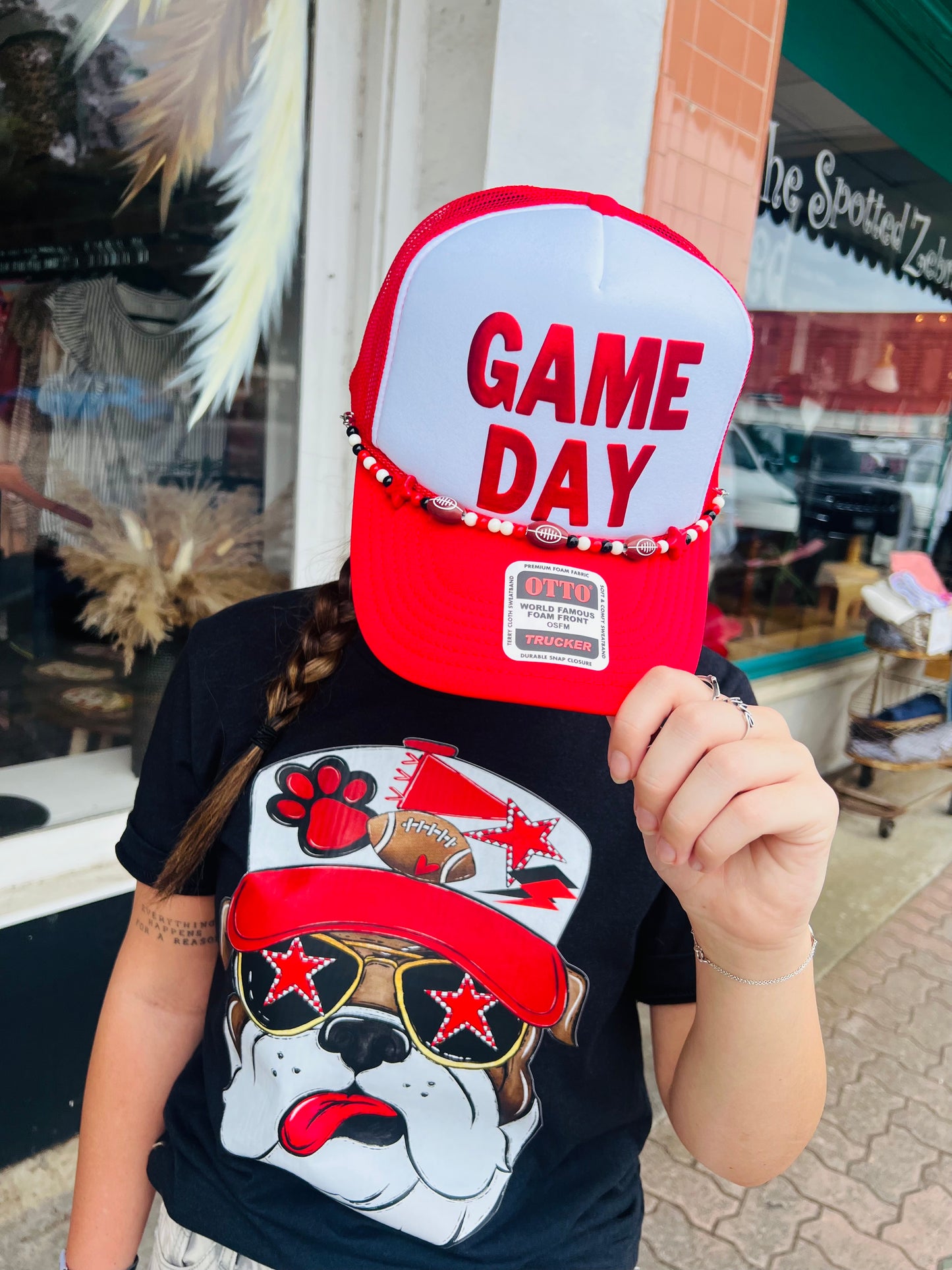 Red Game Day Trucker Hat