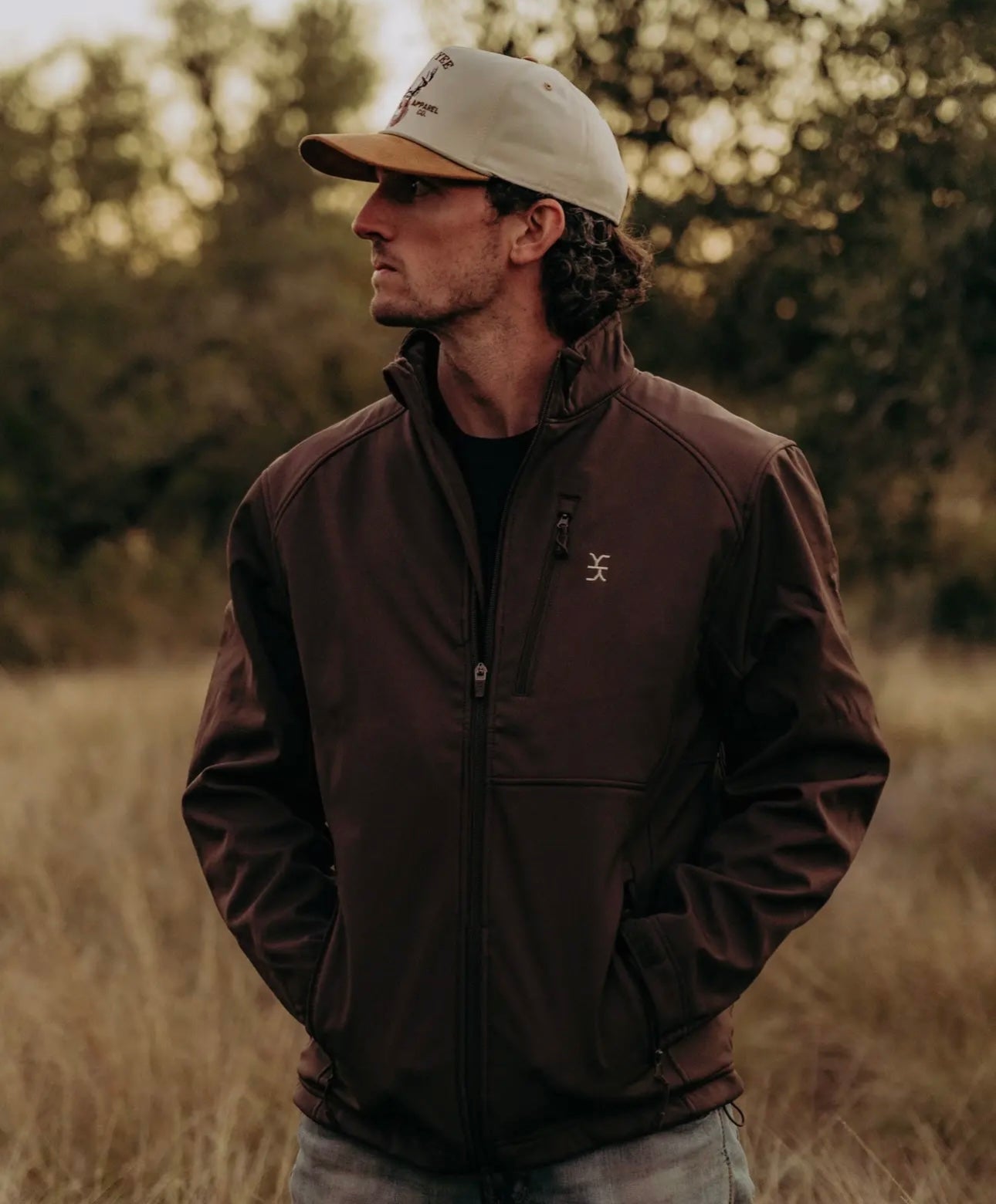 Chocolate Softshell Jacket concealed carry