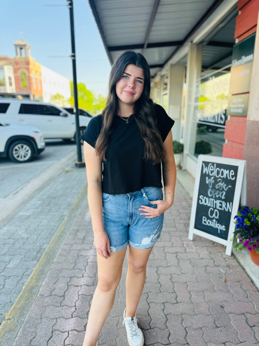 Black Basic Top