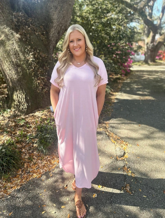 Pink Maxi Dress