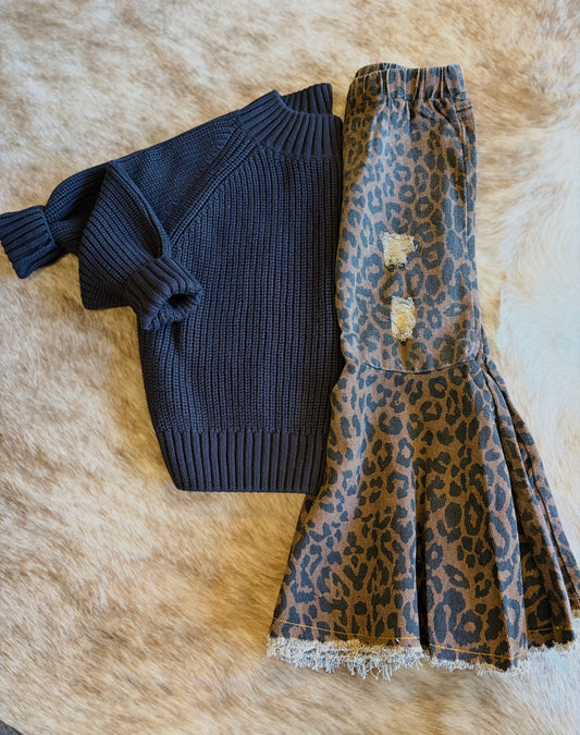 Cheetah Bell Bottoms