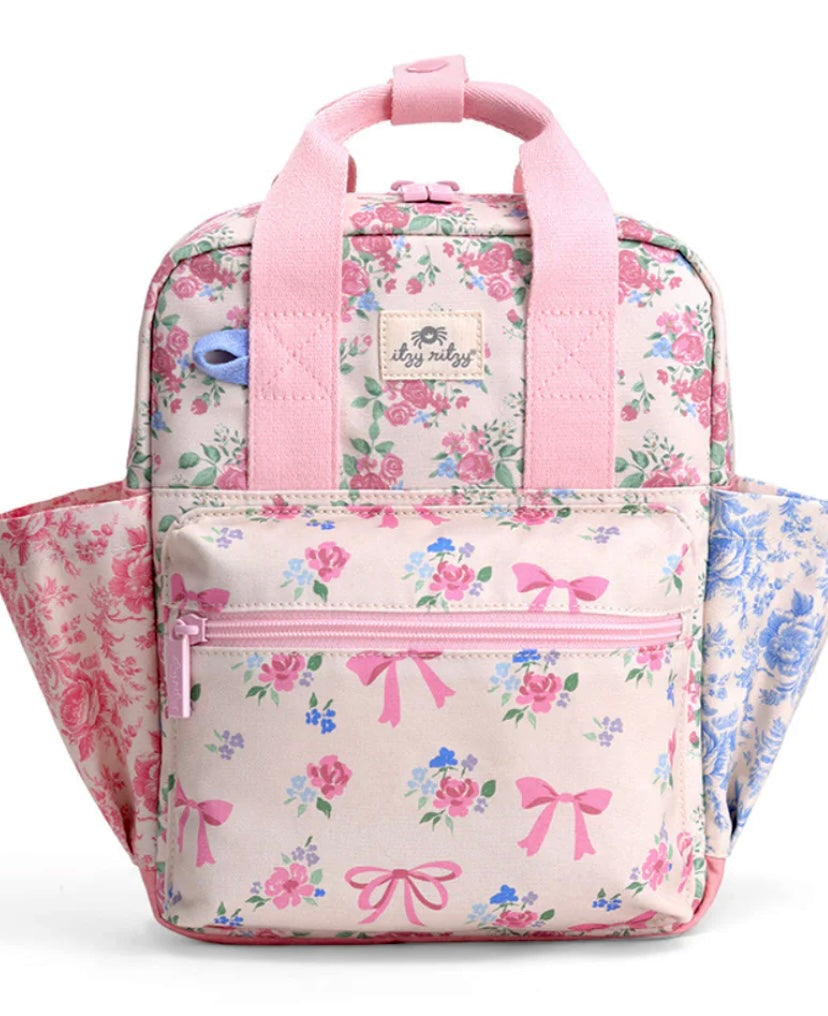 Itzy Ritzy’s Floral & Bow Toddler Backpack