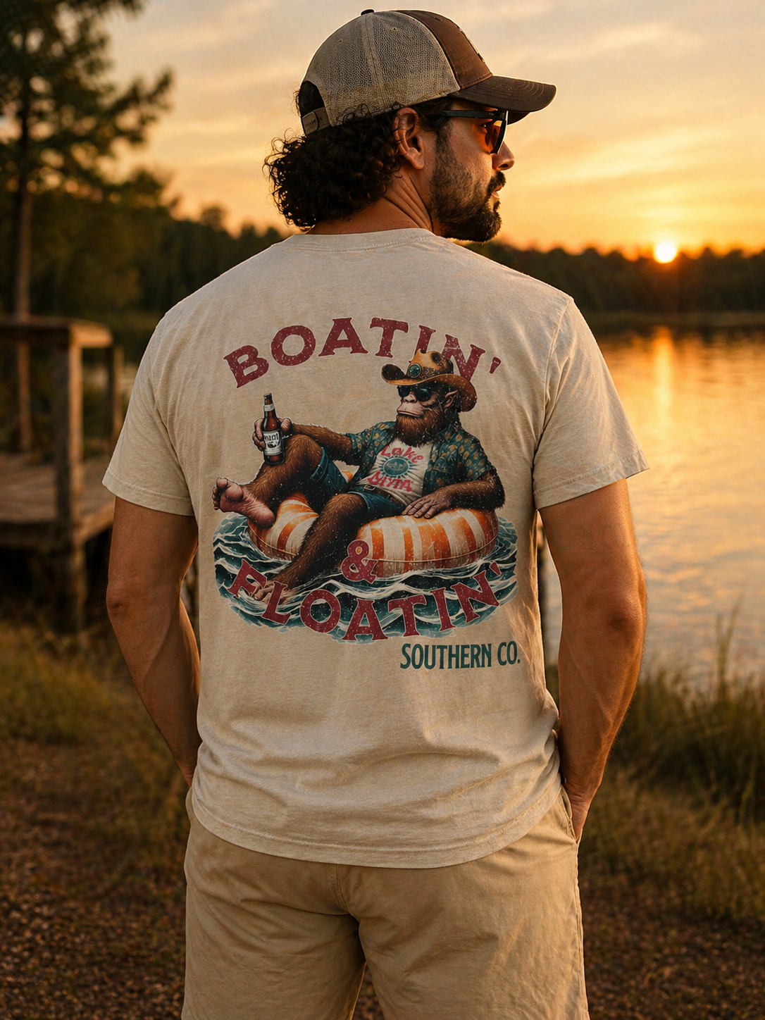 Men’s| Floatin Squatch Tee