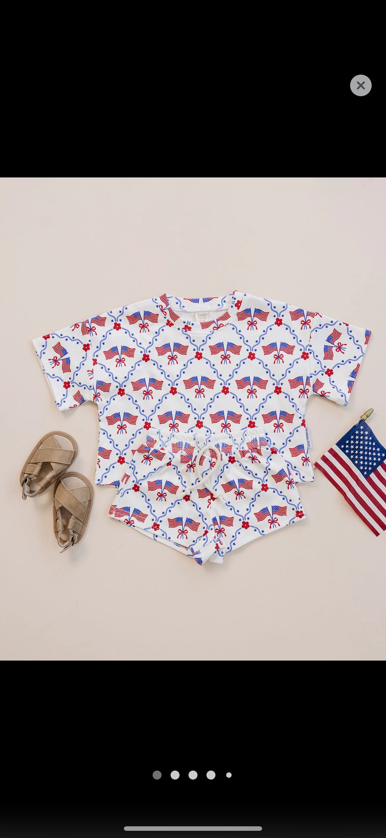 American Girl Short Set