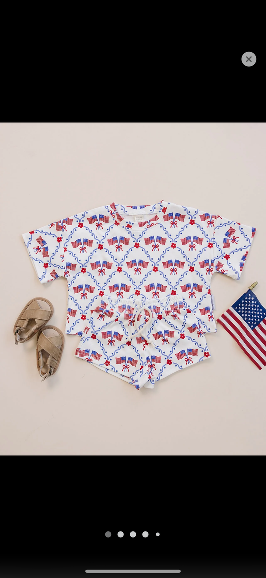 American Girl Short Set
