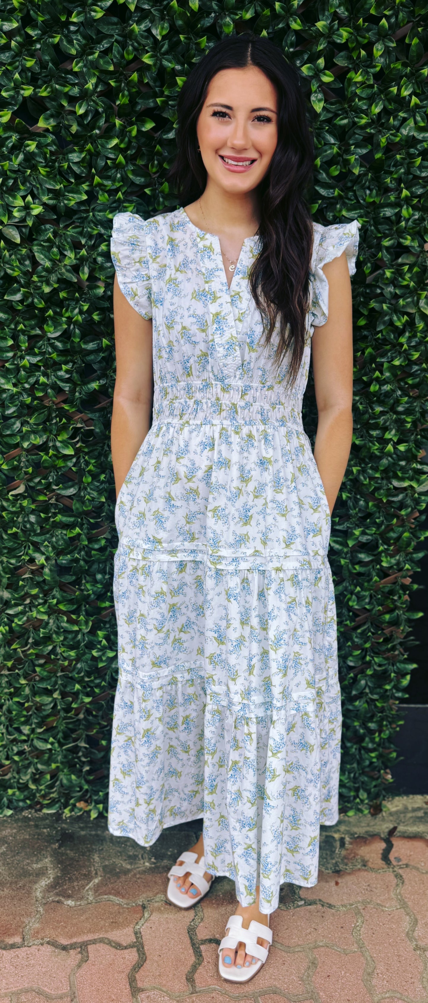 Willow Bloom Midi Dress