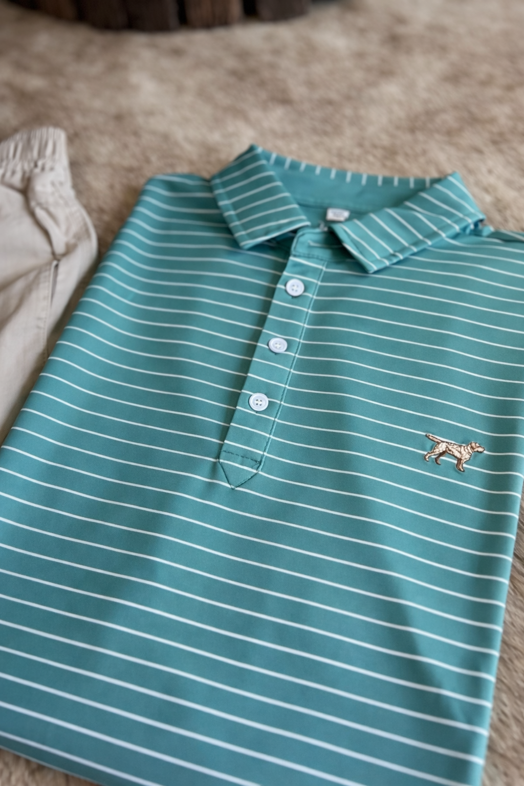 Men| Green clubhouse polo
