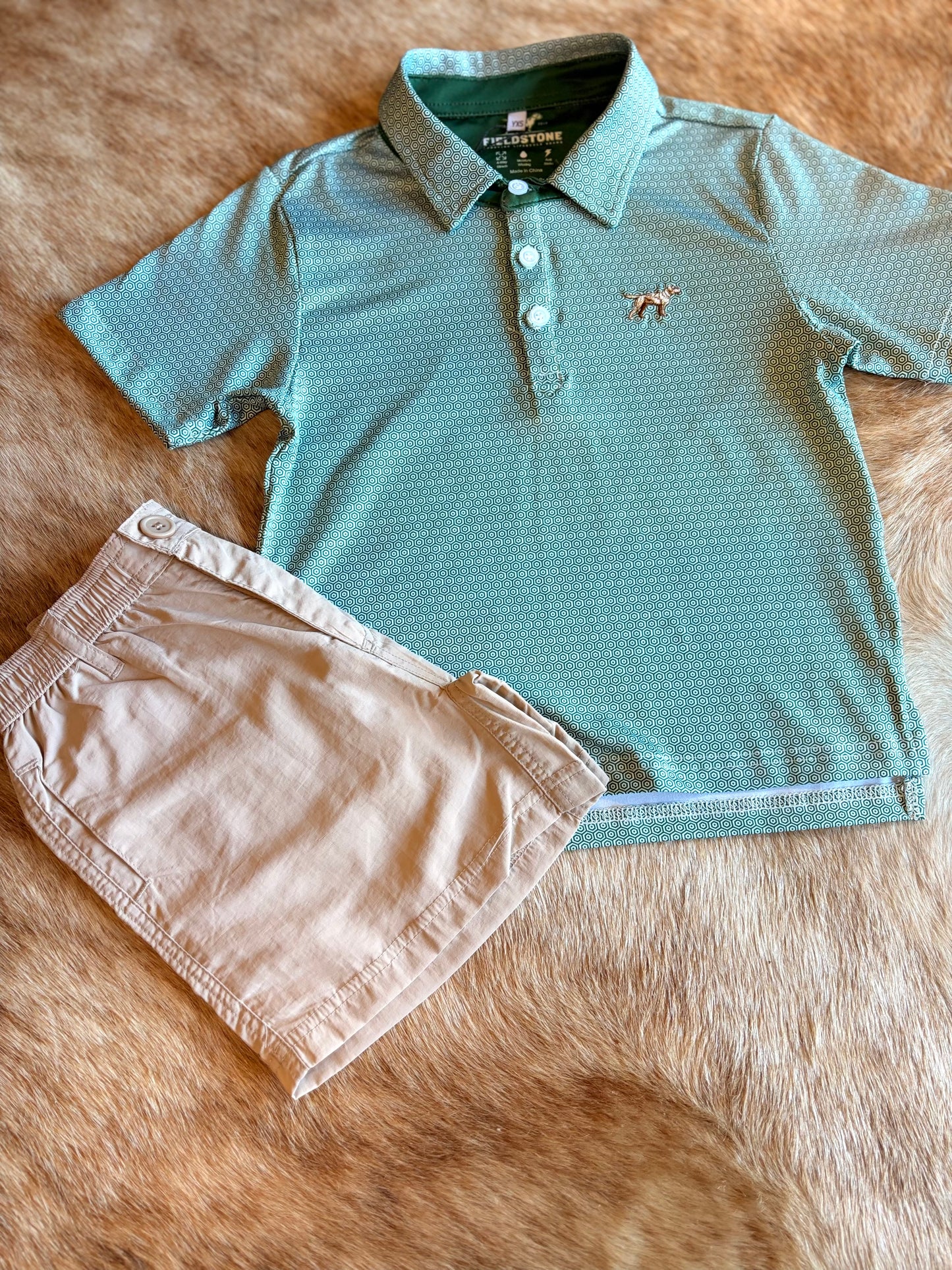 Boy| Green Diamond Polo