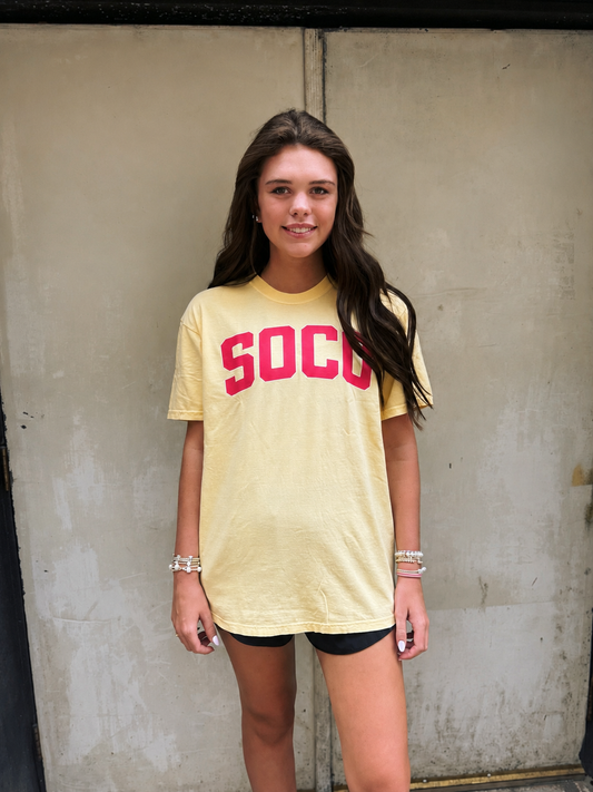 Yellow SOCO Tee