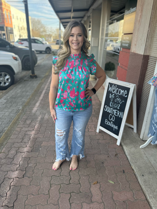 Kelsie Floral Top