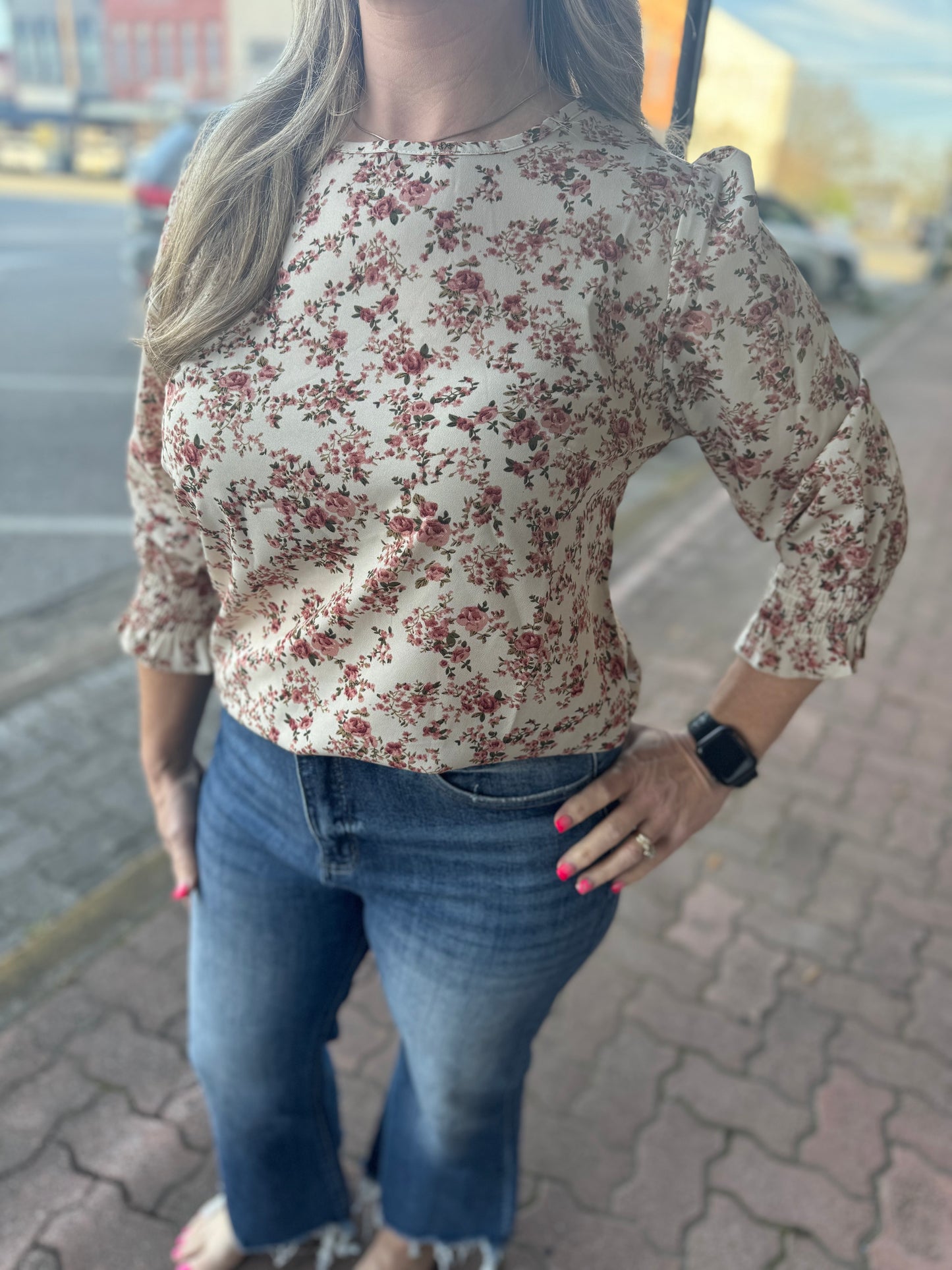 Vintage Floral Top