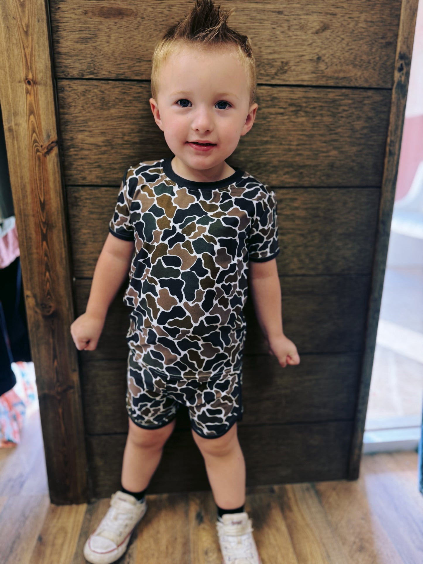 Camo Shorts Set