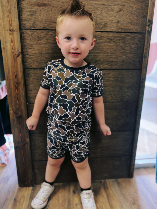 Camo Shorts Set