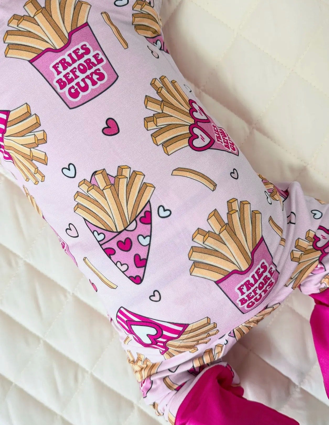 Fries before Guys | Bamboo Zip Romper