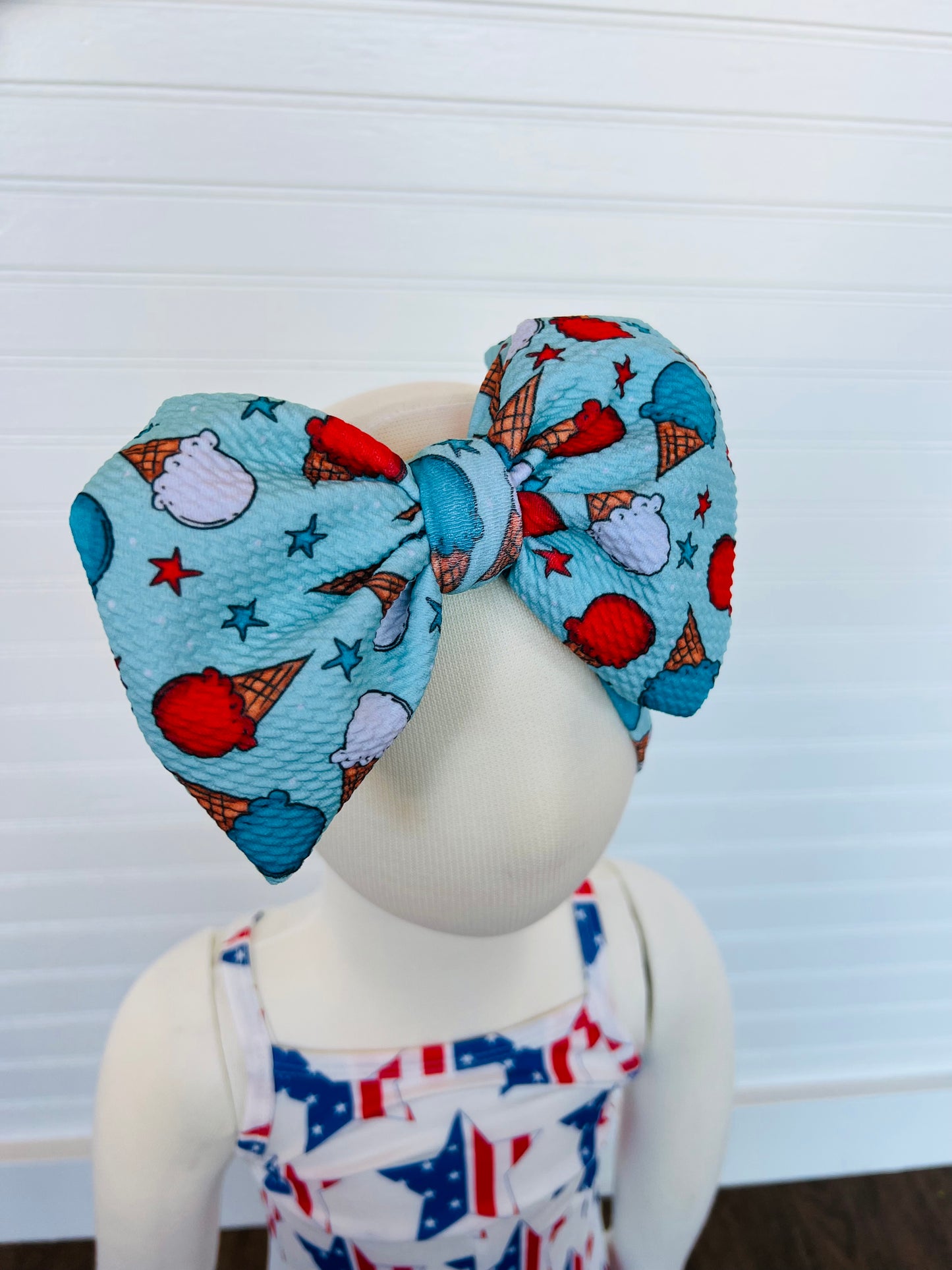 Ice Cream Headwrap Bow