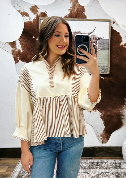 Kortney Striped Top