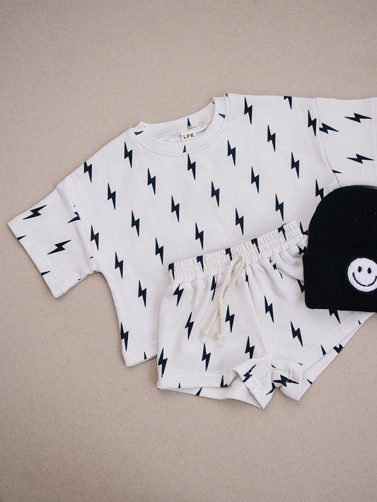 Short set| Black & White bolts