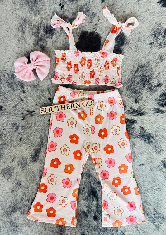 Retro Summer Scrunch Floral Set