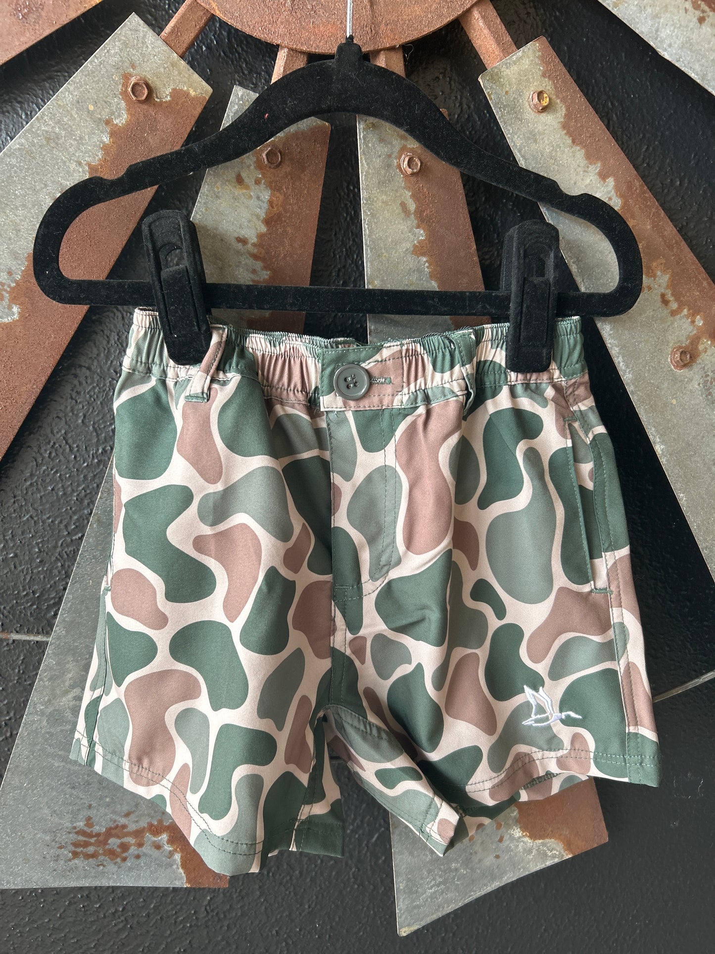 Boys Roost Camo Shorts