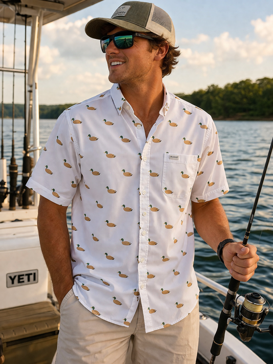 Men's| Roost Mallard Button Down