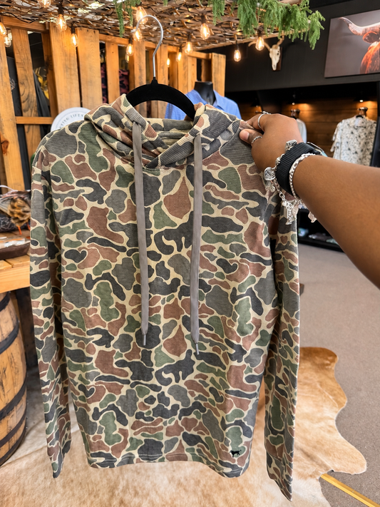 Briggs Camo Waffle Hoodie