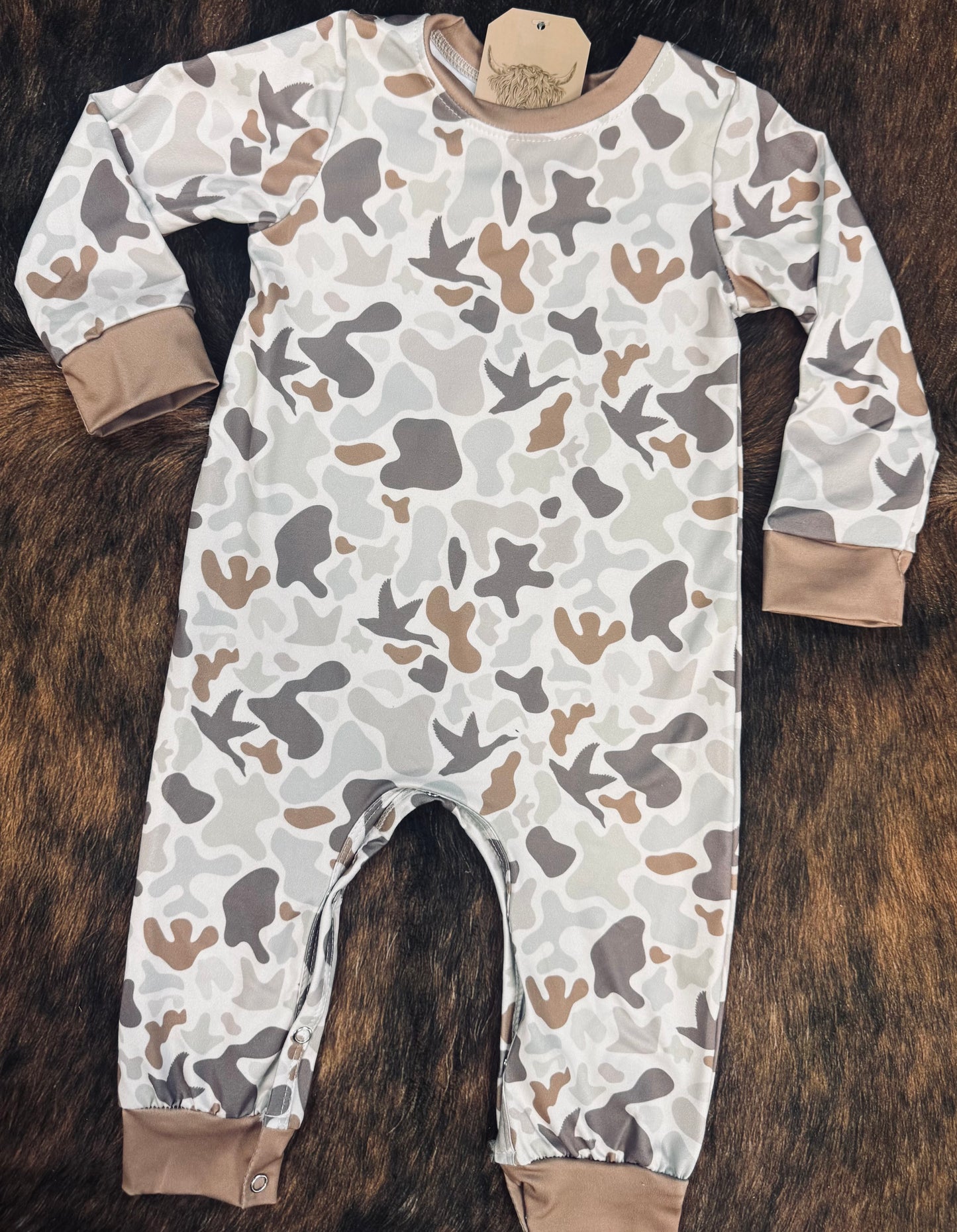 Muted Camo Romper