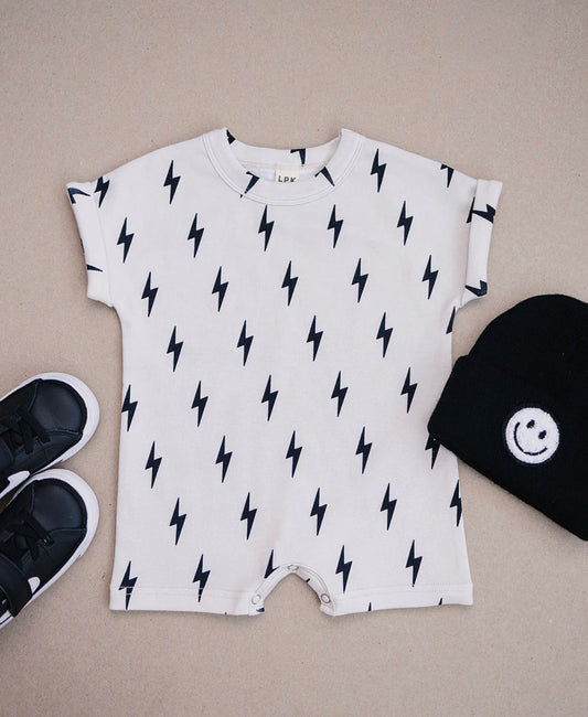 Electric Beige Lightening Romper