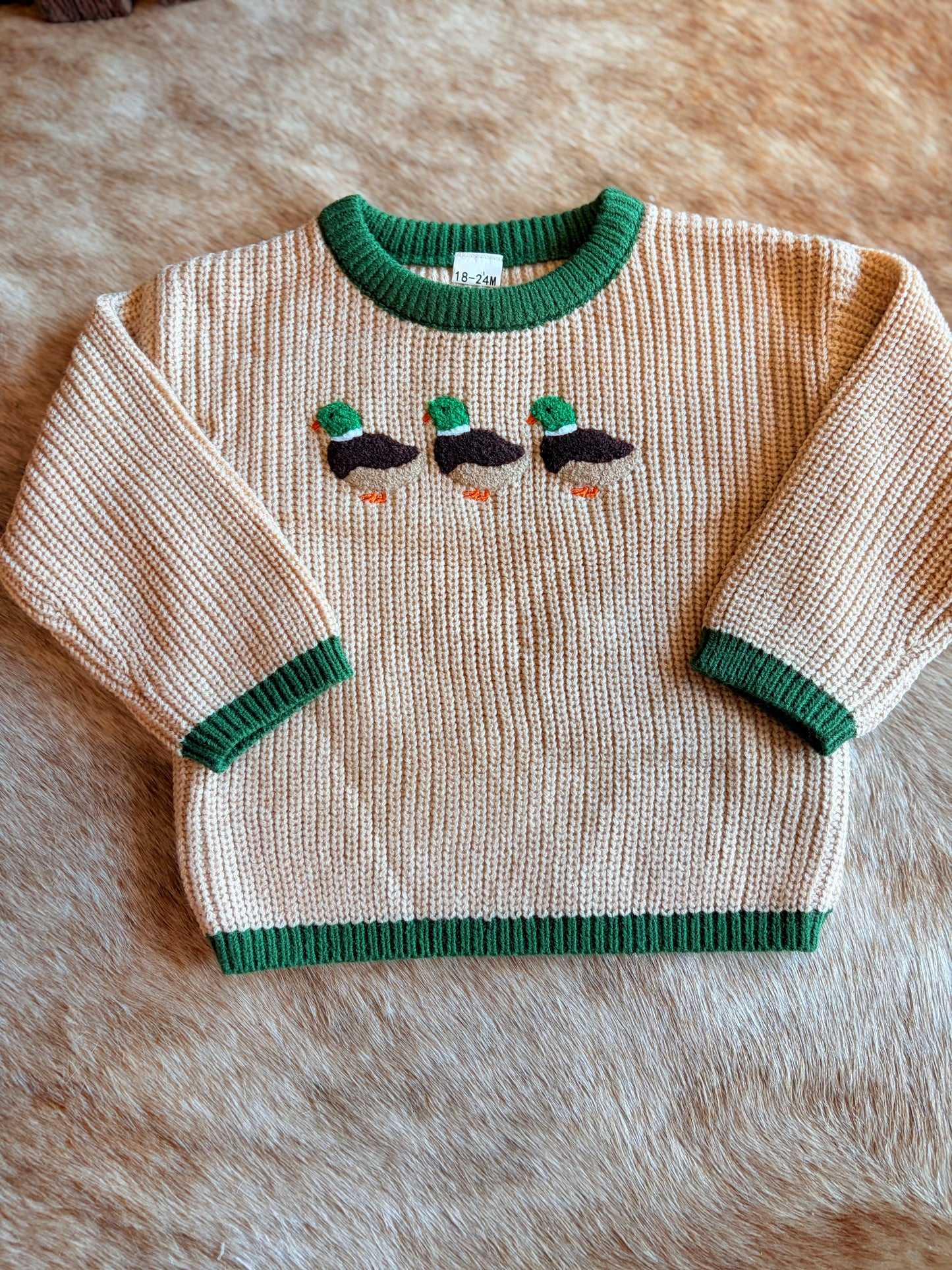 Duck Knitted Sweater