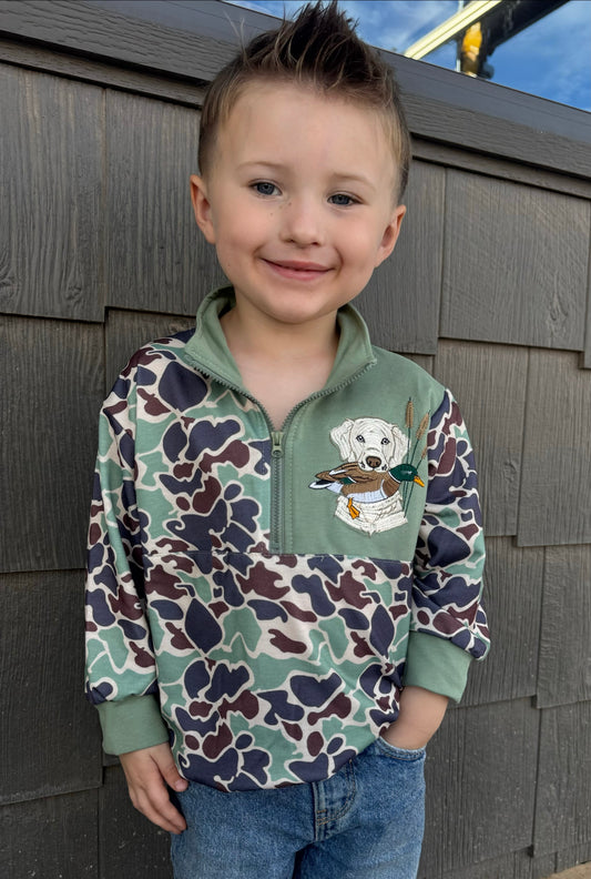 Retriever Camo Pullover