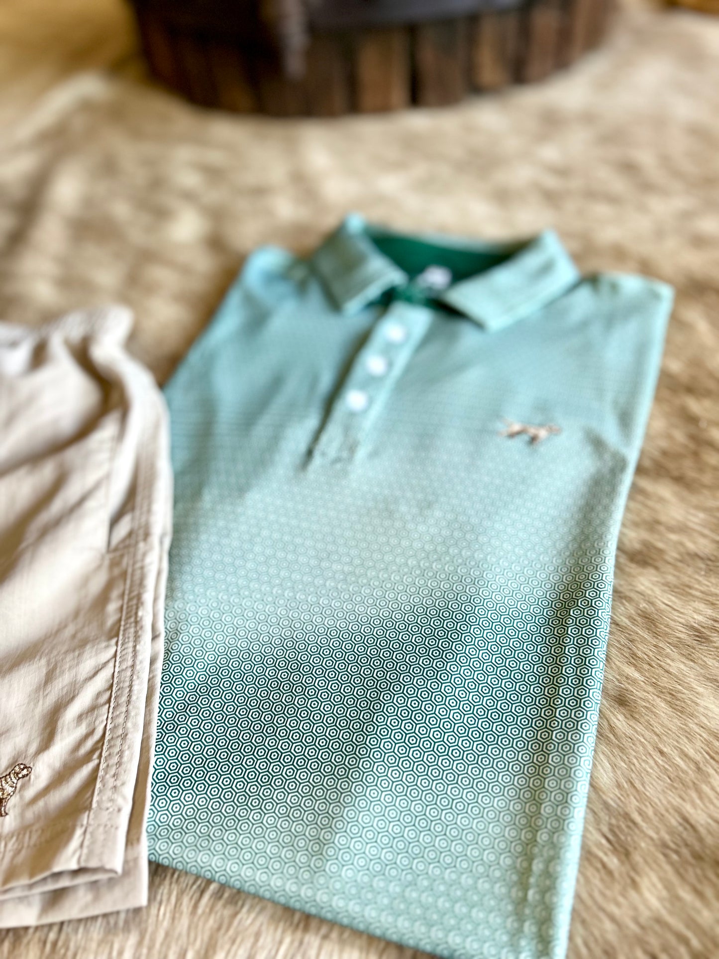 Men | Diamond Polo Green