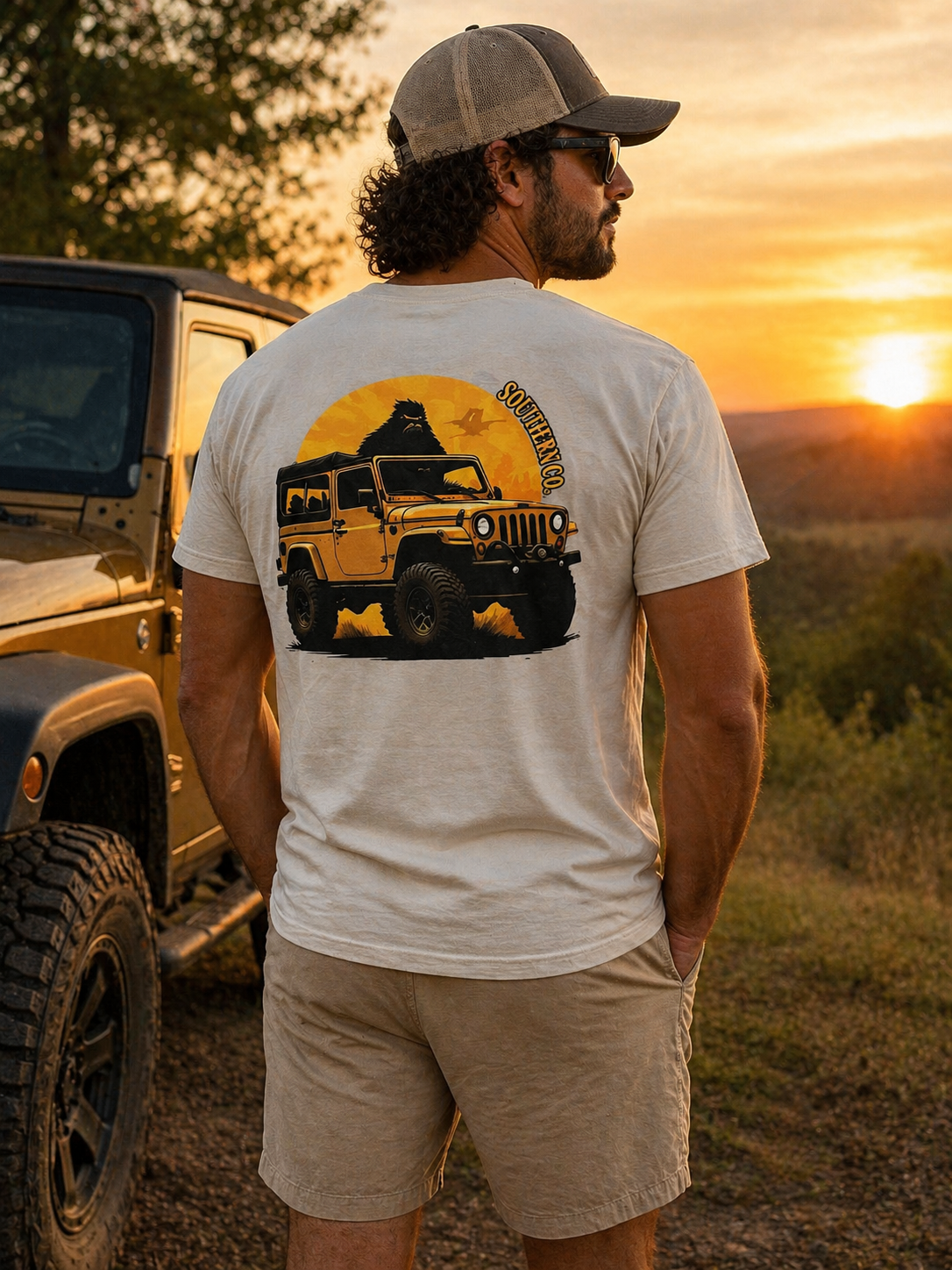 Mens| Jeepin Squatch Tee
