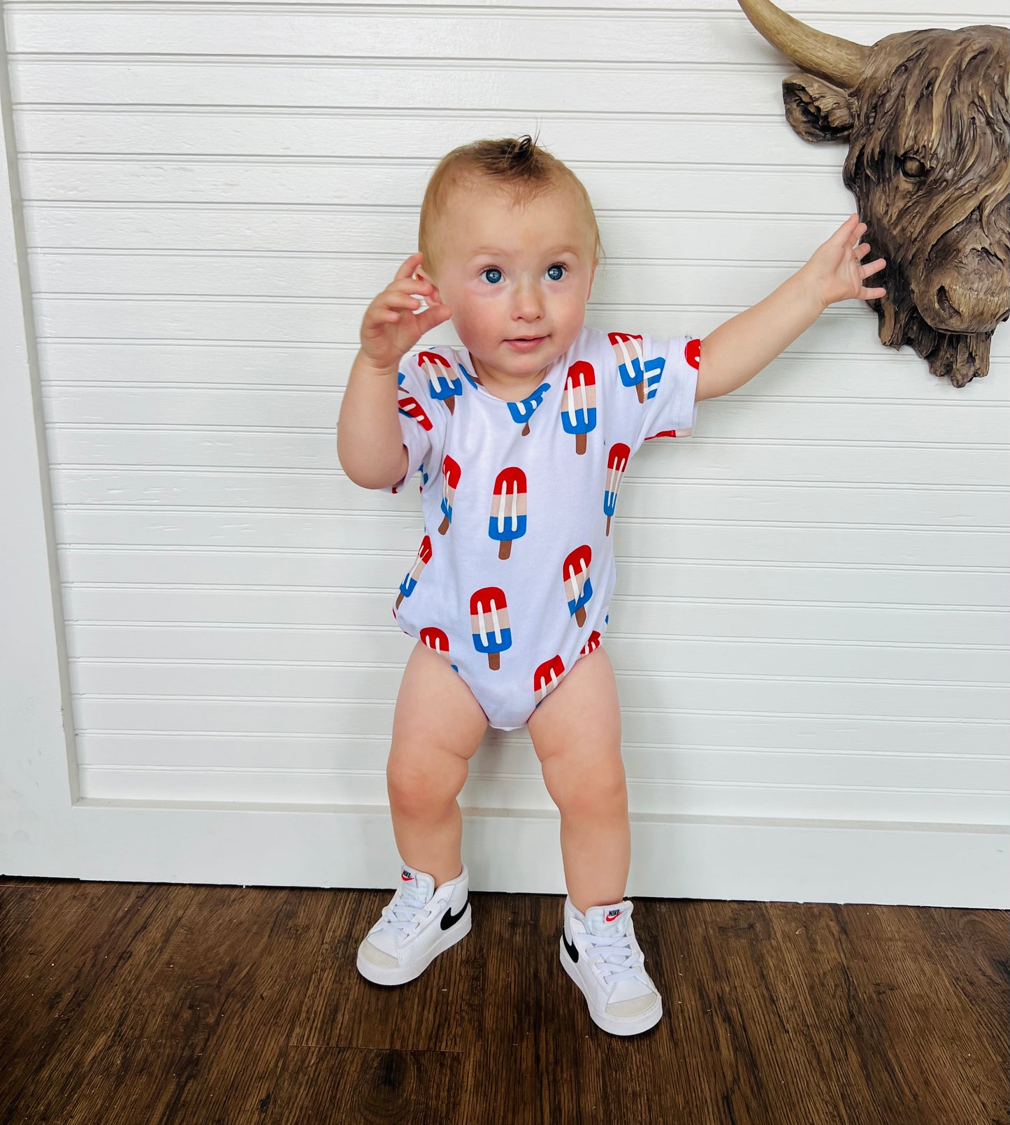 Popsicle Bubble Romper W/ Bow