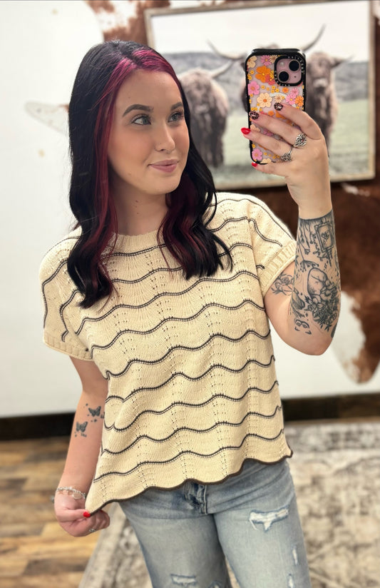 Taupe Millie Top